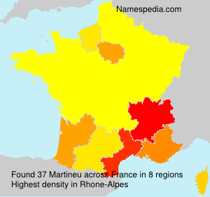 Surname Martineu in France Surname Martineu in France