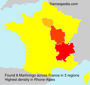 Surname Martiningo in France