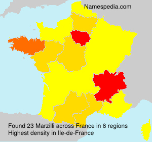 Surname Marzilli in France Surname Marzilli in France
