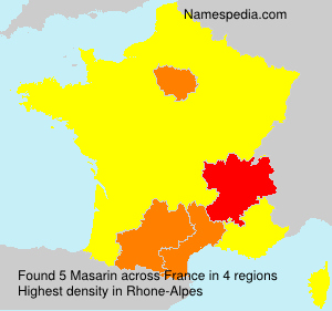 Surname Masarin in France