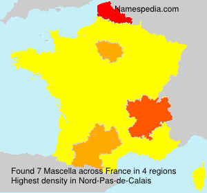 Surname Mascella in France Surname Mascella in France