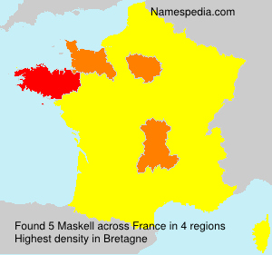 Surname Maskell in France Surname Maskell in France