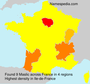 Surname Maslic in France Surname Maslic in France