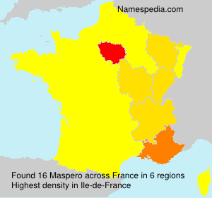 Surname Maspero in France Surname Maspero in France