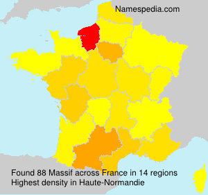 Surname Massif in France Surname Massif in France