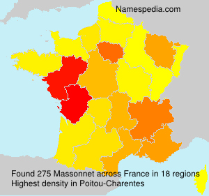 Surname Massonnet in France Surname Massonnet in France