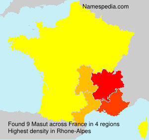 Surname Masut in France Surname Masut in France