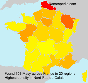 Surname Masy in France Surname Masy in France