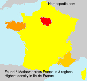Surname Mathew in France Surname Mathew in France
