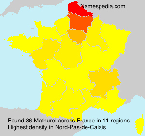 Surname Mathurel in France Surname Mathurel in France