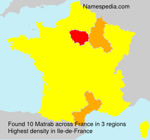 Surname Matrab in France