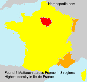 Surname Mattauch in France Surname Mattauch in France
