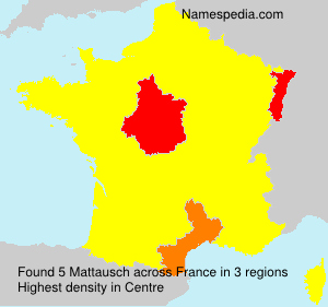 Surname Mattausch in France Surname Mattausch in France