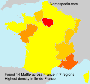 Surname Mattle in France Surname Mattle in France