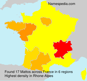 Surname Mattos in France Surname Mattos in France