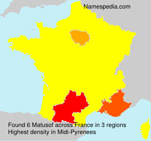 Surname Matusof in France Surname Matusof in France
