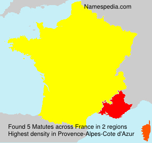Surname Matutes in France Surname Matutes in France