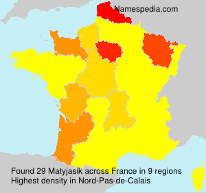 Surname Matyjasik in France Surname Matyjasik in France