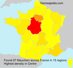 Surname Mauchien in France