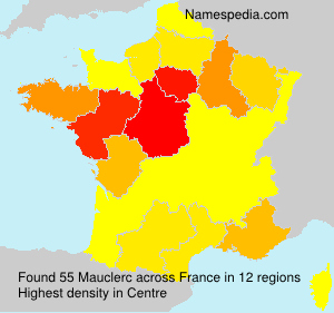 Surname Mauclerc in France Surname Mauclerc in France