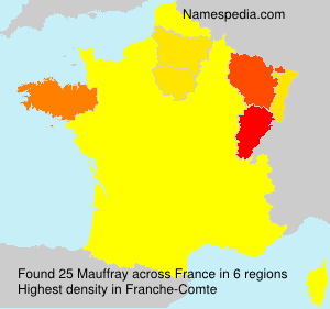 Surname Mauffray in France Surname Mauffray in France