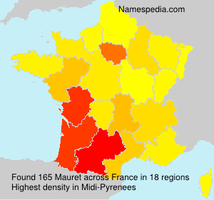 Surname Mauret in France Surname Mauret in France