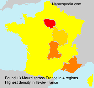 Surname Maurri in France Surname Maurri in France