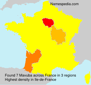 Surname Mavuba in France Surname Mavuba in France