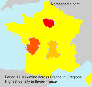 Surname Maximino in France Surname Maximino in France