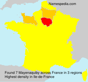 Surname Mayenaquiby in France Surname Mayenaquiby in France