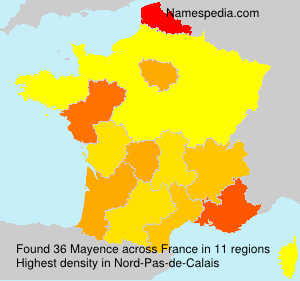 Surname Mayence in France Surname Mayence in France