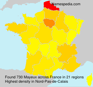Surname Mayeux in France Surname Mayeux in France