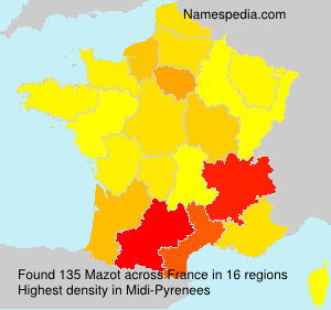 Surname Mazot in France Surname Mazot in France
