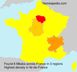 Surname Mbaka in France