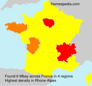 Surname Mbay in France