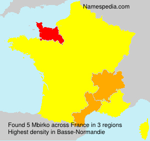 Surname Mbirko in France Surname Mbirko in France