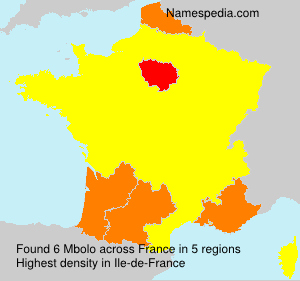 Surname Mbolo in France Surname Mbolo in France