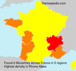 Surname Mccartney in France