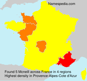 Surname Mcneill in France