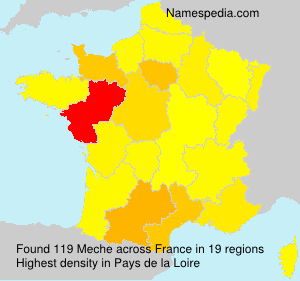 Surname Meche in France Surname Meche in France