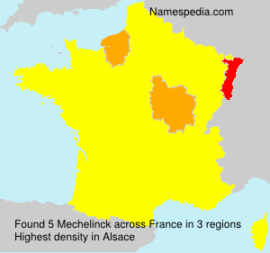 Surname Mechelinck in France Surname Mechelinck in France