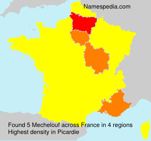 Surname Mechelouf in France Surname Mechelouf in France
