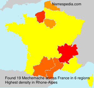 Surname Mechemache in France Surname Mechemache in France