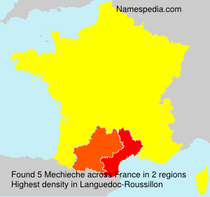 Surname Mechieche in France Surname Mechieche in France