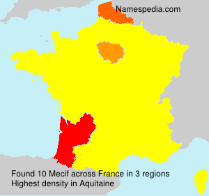 Surname Mecif in France Surname Mecif in France