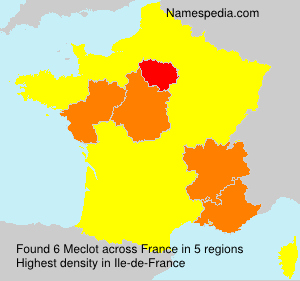 Surname Meclot in France Surname Meclot in France