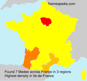 Surname Medee in France Surname Medee in France