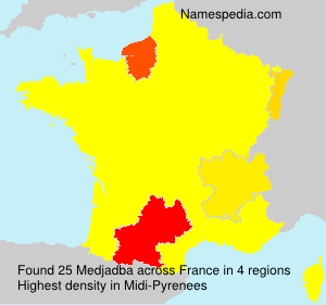 Surname Medjadba in France Surname Medjadba in France