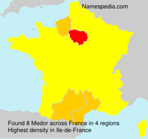 Surname Medor in France Surname Medor in France