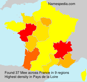 Surname Mee in France